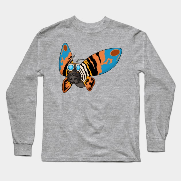 Cute Mothra Long Sleeve T-Shirt by Lupa1214